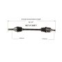 GSP NCV10067 Chevrolet, Pontiac CV Axle Assembly  - Front Left