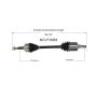 GSP NCV10068 Buick, Chevrolet, Oldsmobile, Pontiac... (FWD) CV Axle Assembly