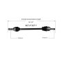 GSP NCV10071 10-11 Cadillac SRX (2.8, 3.0) CV Axle Assembly  - Rear Right