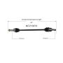 GSP NCV10073 Chevrolet, GMC CV Axle Assembly  - Rear Right