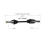 GSP NCV10080 10-16 Cadillac SRX (3.0) CV Axle Assembly  - Front Right