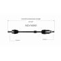 GSP NCV10092 Chevrolet (1.4) CV Axle Assembly  - Front Right