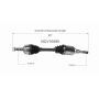 GSP NCV10095 Chevrolet (1.8) CV Axle Assembly  - Front Left