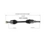 GSP NCV10098 12-18 Chevrolet Sonic (1.8) CV Axle Assembly  - Front Left