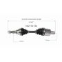 GSP NCV10134 12-15 Chevrolet Captiva Sport (2.4) CV Axle Assembly  - Front Right