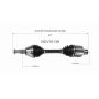 GSP NCV10138 Cadillac, GMC (2.0, 3.6 - 4WD) CV Axle Assembly
