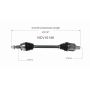 GSP NCV10146 14-19 Chevrolet Corvette CV Axle Assembly  - Rear