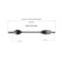 GSP NCV10155 Mitsubishi (1.5, 2.4) CV Axle Assembly  - Rear Left
