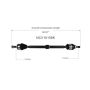 GSP NCV10158K 16-19 Chevrolet Cruze (1.4) CV Axle Assembly  - Front Right