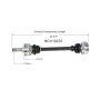 GSP NCV10237 97-01 Cadillac Catera CV Axle Assembly  - Rear
