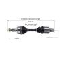 GSP NCV10239 00-05 Cadillac DeVille CV Axle Assembly  - Front