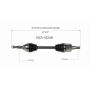 GSP NCV10248 Buick, Chevrolet, GMC, Isuzu... CV Axle Assembly  - Front