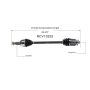 GSP NCV10252 02-03 Saturn Vue (2.2 - AWD) CV Axle Assembly  - Front Right