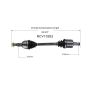 GSP NCV10262 04-07 Saturn Vue (3.5) CV Axle Assembly  - Front Left