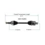 GSP NCV10263 02-07 Saturn Vue (2.2, 3.5 - AWD/FWD) CV Axle Assembly  - Front Right