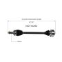 GSP NCV10282 13-19 Cadillac ATS (2.0, 2.5, 3.6) CV Axle Assembly  - Rear Right