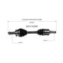 GSP NCV10285 13-19 Cadillac ATS (2.0, 3.6) CV Axle Assembly  - Front Right