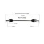 GSP NCV10302 13-15 Chevrolet Spark CV Axle Assembly  - Front Right