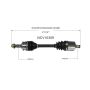 GSP NCV10309 14-16 Chevrolet Spark EV CV Axle Assembly  - Front