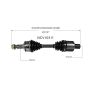 GSP NCV10311 11-15 Chevrolet Volt CV Axle Assembly  - Front Right