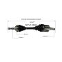 GSP NCV10508 Buick, Chevrolet, Oldsmobile, Pontiac... CV Axle Assembly  - Front Right