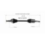 GSP NCV10510 Buick, Chevrolet, GMC, Saturn... CV Axle Assembly  - Front Left