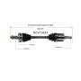 GSP NCV10524 Buick, Chevrolet, Oldsmobile, Pontiac... CV Axle Assembly  - Front Right