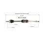 GSP NCV10559 Pontiac, Toyota (FWD) CV Axle Assembly  - Front Right