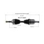 GSP NCV10564 Buick, Chevrolet, Oldsmobile, Pontiac... CV Axle Assembly  - Front Right