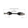 GSP NCV10621 04-06 Suzuki Verona CV Axle Assembly  - Front Right