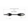 GSP NCV10639 Buick, Chevrolet, GMC, Saturn... CV Axle Assembly  - Front Right