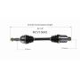 GSP NCV10642 Chevrolet, GMC (2.4) CV Axle Assembly  - Front Right