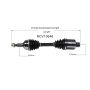 GSP NCV10646 Chevrolet, Pontiac, Saturn, Suzuki... (3.5, 3.6) CV Axle Assembly  - Front Right