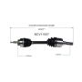 GSP NCV11057 17-20 Ford F-150 Raptor (3.5) CV Axle Assembly  - Front Left