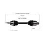GSP NCV11058 17-20 Ford F-150 Raptor (3.5) CV Axle Assembly  - Front Right