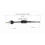 GSP NCV11071 Ford, Lincoln (2.0 - AWD) CV Axle Assembly  - Front Right