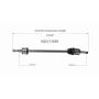 GSP NCV11091 Ford, Lincoln CV Axle Assembly  - Rear
