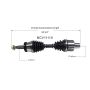 GSP NCV11110 Ford, Mazda, Mercury (3.0, 4.0, 5.0 - 4WD) CV Axle Assembly  - Front Right