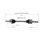 GSP NCV11119 Ford, Mercury CV Axle Assembly  - Rear Left