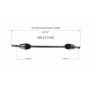 GSP NCV11145 Ford, Mercury CV Axle Assembly  - Rear Right
