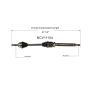 GSP NCV11154 02-04 Ford Focus SVT (2.0) CV Axle Assembly  - Front Right