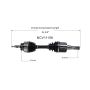 GSP NCV11158 Ford, Lincoln CV Axle Assembly  - Front Left
