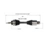 GSP NCV11159 Ford, Lincoln CV Axle Assembly  - Front Right
