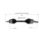 GSP NCV11171 10-14 Ford F-150 SVT Raptor CV Axle Assembly  - Front Left