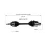 GSP NCV11172 10-14 Ford F-150 SVT Raptor CV Axle Assembly  - Front Right