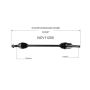 GSP NCV11200 Ford, Lincoln (3.5, 3.7) CV Axle Assembly  - Rear Left