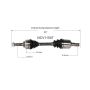 GSP NCV11507 05-08 Ford Escape (2.3 - 4WD) CV Axle Assembly  - Front Left