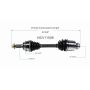 GSP NCV11509 Ford, Lincoln (3.5, 3.7 - FWD) CV Axle Assembly  - Front Right