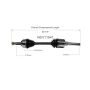 GSP NCV11541 Ford, Mercury (2.5) CV Axle Assembly  - Front Left