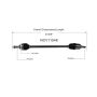 GSP NCV11548 94-97 Ford Aspire CV Axle Assembly  - Front Right